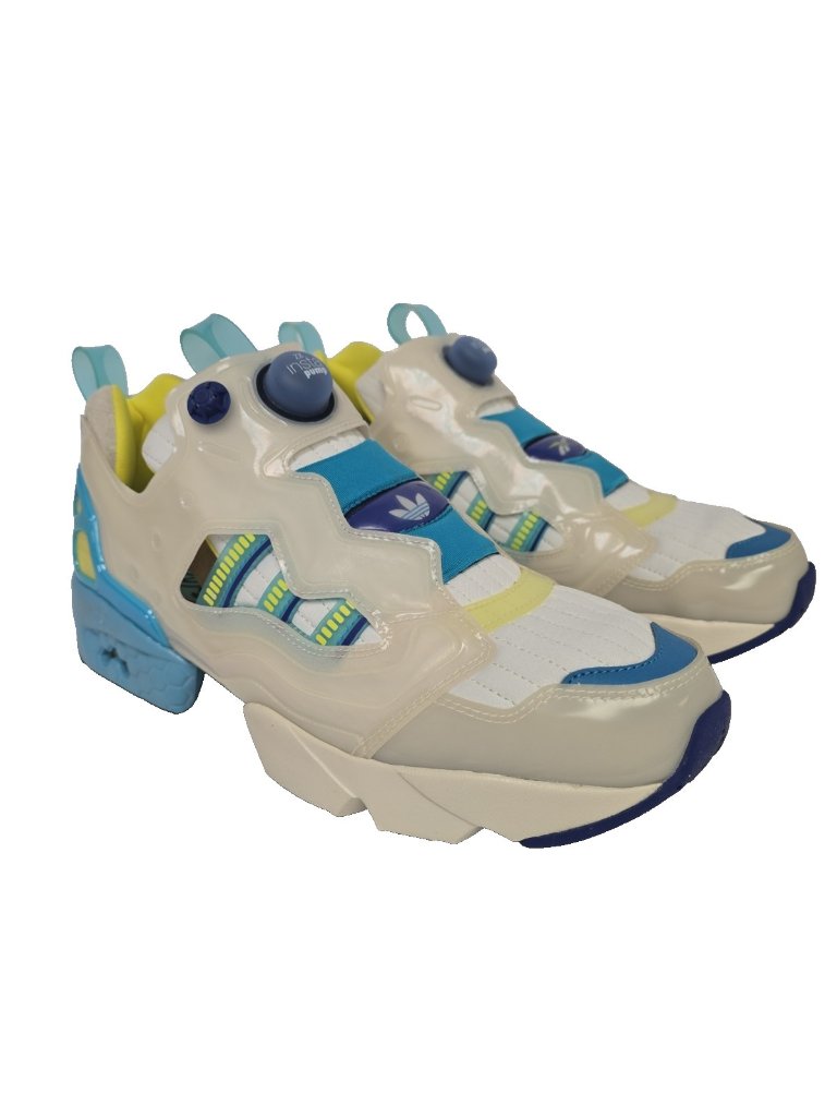 Reebok X Adidas Men's Pump Fury Gw0368 White Yellow Blue Size 11m